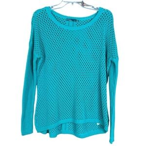 Prana Vibrant Blue Crew Neck Sweater